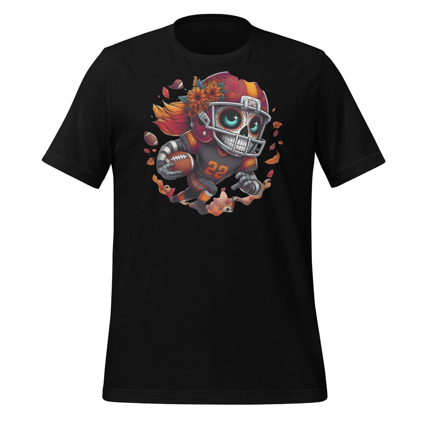 Lil Girl Sugar Skull Football Shirt