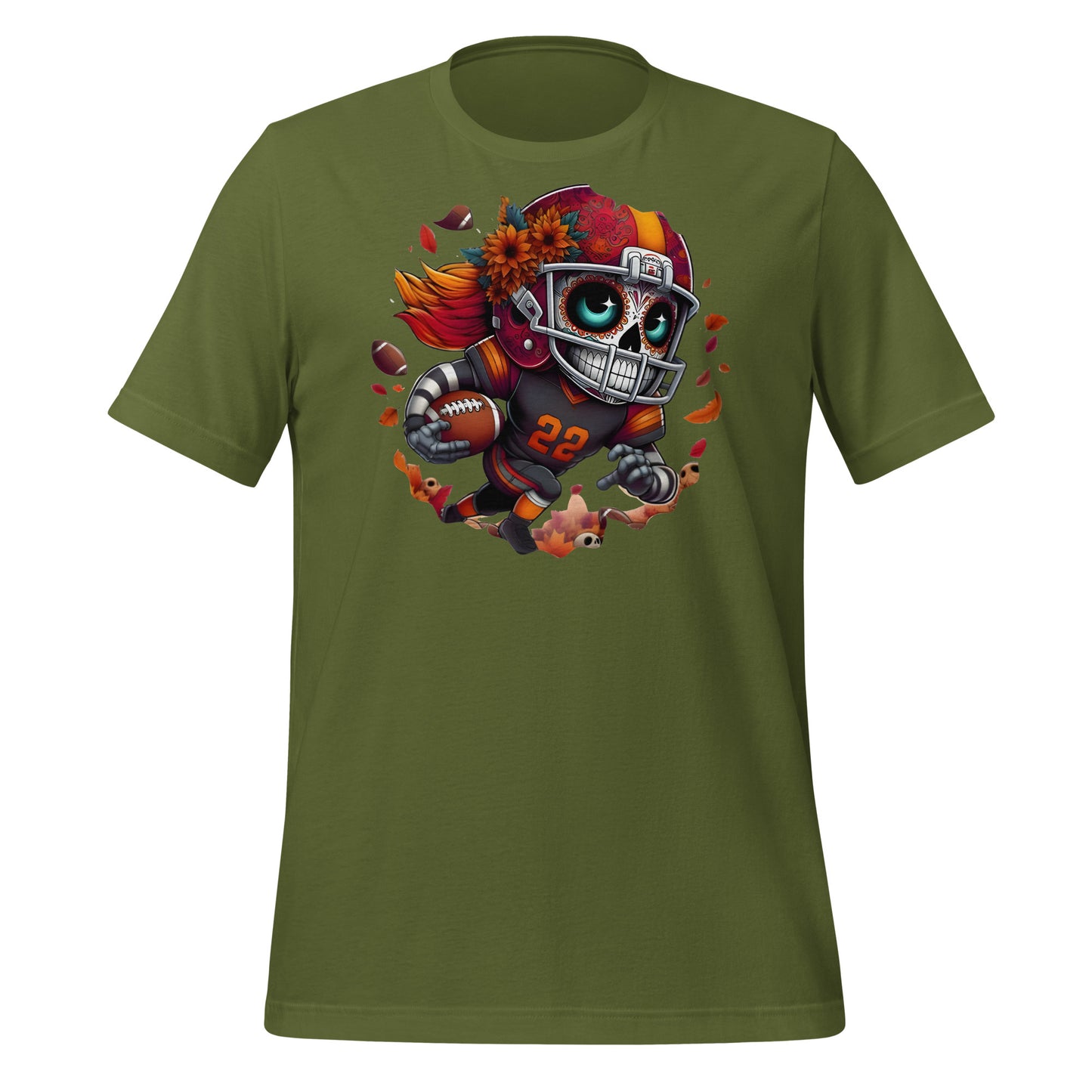 Lil Girl Sugar Skull Football Shirt