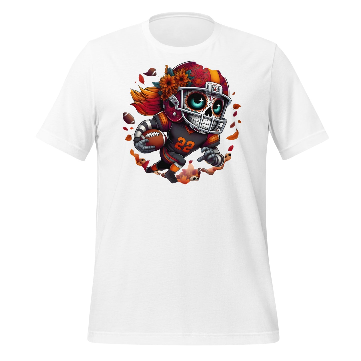 Lil Girl Sugar Skull Football Shirt